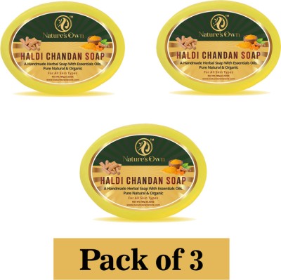 Nature's Own HERBAL HALDI & CHANDEN SOAP set of(3 x 100 g)