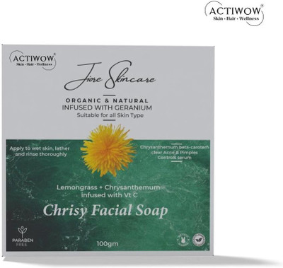 ACTIWOW Jiore Chrisy Soap Silky Kojic Acid for Youthful Glow(100 g)