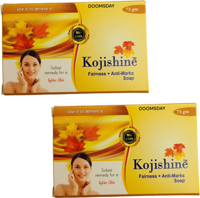 DOOMSDAY KOJISHI FAIRNESS & ANTI MARKS SOAP FOR BRIGHTER SKIN(2 x 75 g)