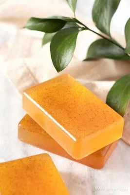 GEUTIERL premium Honey soap base melt and pour,Honey Soap Base(500 g)