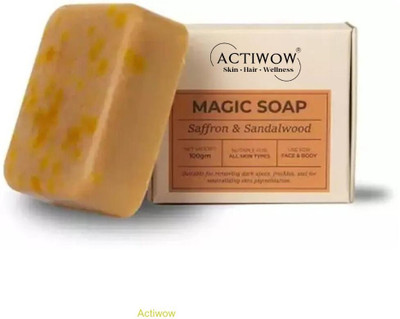 ACTIWOW Magic Soap Soften & Glow Bar with Mango Butter(100 g)