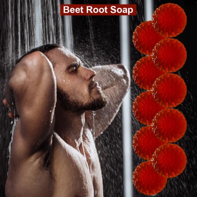 CHITAKSH Acai Awakening Beet Root Bathing Soap (100GM) (PACK OF 10)(10 x 100 g)