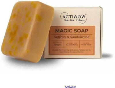 ACTIWOW Magic Soap Citrus Peel Bar for Deep Clean and Glow(100 g)