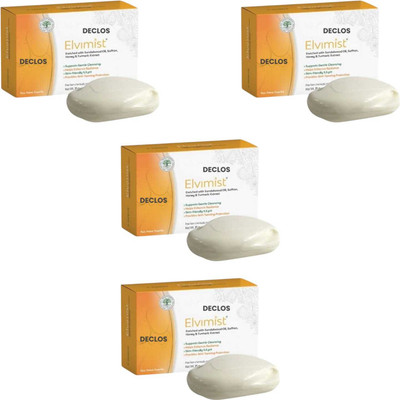 DECLOS elvimist soap enriched with sandalwood(4 x 75 g)