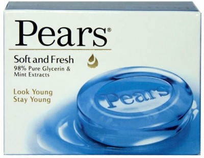 Pears Soft & Fresh Bathing Bar 100G Pack of 2(2 x 100 g)