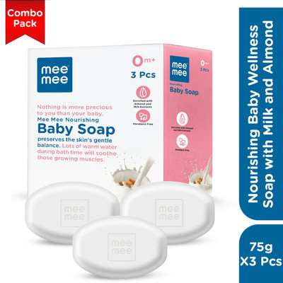 MeeMee Nourishing Baby Wellness Soap(3 x 75 g)