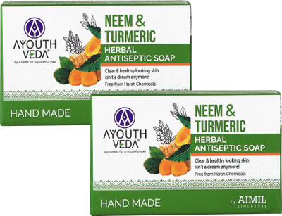 Ayouthveda NEEM & TURMERIC SOAP (PACK OF 2)(2 x 100 g)