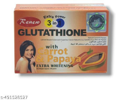 RENEW Glutathione Carrot and Papaya Extra Whitening Soap(135 g)