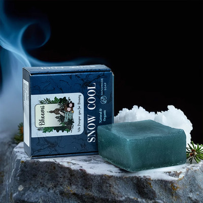 BHOOMI HERBAL INDIA SNOWCOOL HANDMADE SOAP(3 x 90 g)