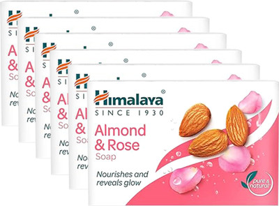 HIMALAYA Almond & Rose Soap(6 x 125 g)