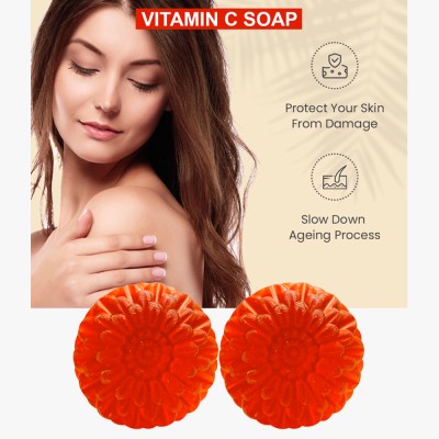 Groovy Papaya Punch Vitamin C Bathing Soap (100GM) (PACK OF 2)(2 x 100 g)