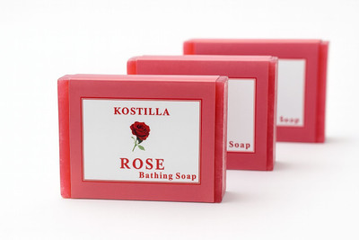 kostilla Rose Bathing Soap - Pack of 3(3 x 100 g)