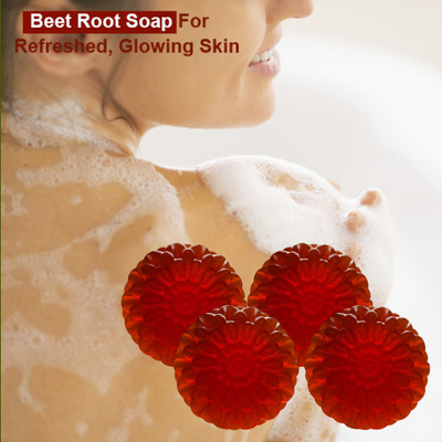 panthi Citrus Renew Beet Root Soap (100GM) (PACK OF 4)(4 x 100 g)