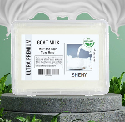 sheny soft Soap Base Bar For Soap Making Transparent got milk(500 g)
