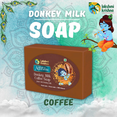 Lakshmi Krishna Donkey Milk Coffee Soap(100 g)