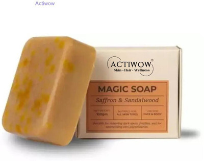 ACTIWOW Magic Soap Orange Zest Bar with Cooling Aloe Extract(100 g)