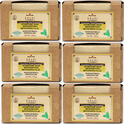 Natural herbs Ayurvedic Soap Clay Soap(6 x 125 g)