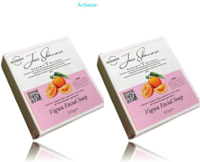 ACTIWOW Jiore Vigwa Soap for Radiant, Soft Skin Texture Combo(2 x 100 g)
