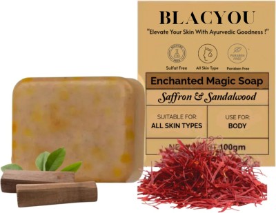 BLACYOU Magic soap Sandalwood Soap for Soft, Radiant, Silky Fresh Skin.(100 g)