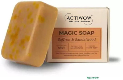 ACTIWOW Magic Soap Soft Glow Bar with Almond Milk and Honey(100 g)