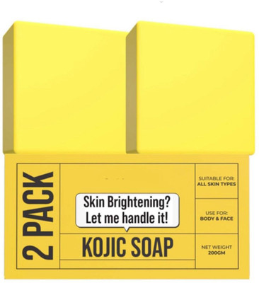 SEINON'S Kojic Soap with Niacinamide in Whitening soap for face and body pack of 2(2 x 50 g)