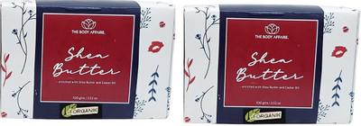 Forganik SHEA BUTTER HANDMADE ANTIAGING SOAP BY THE BODY AFFAIRE(2 x 100 g)