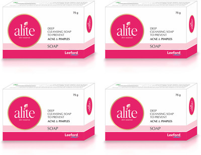 alite Anti Acne Soap With Tea Tree Oil & Salicylic Acid Full-body Cleansing(4 x 18.75 g)