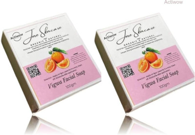ACTIWOW Jiore Vigwa Whitening Soap for Healthy, Radiant Glow Combo(2 x 100 g)