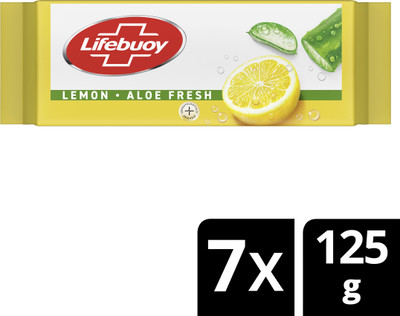 LIFEBUOY Lemon Fresh Soap 125 g (Buy 5 Get 2)(7 x 125 g)