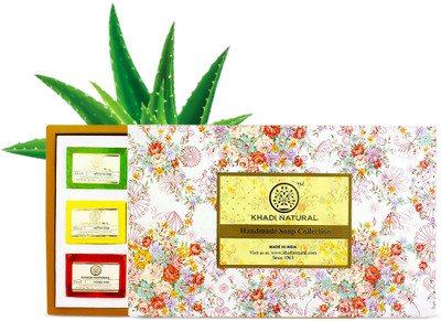 KHADI NATURAL Ayurvedic Soap Kit(Set of 12)|Handmade Bathing Bars|Moisturizing(12 x 25 g)