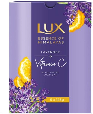 LUX Lavender & Vitamin C Exfoliating Soap(5 x 125 g)