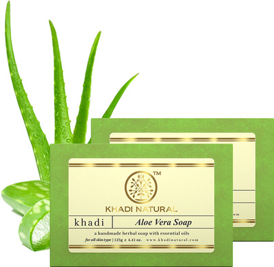 KHADI NATURAL Herbal Aloevera Soap(250 g)