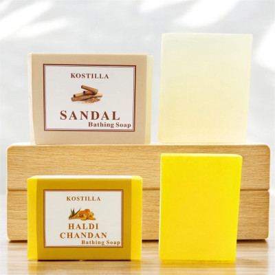 kostilla Bathing Soap Combo – Sandal + Haldi Chandan(2 x 100 g)