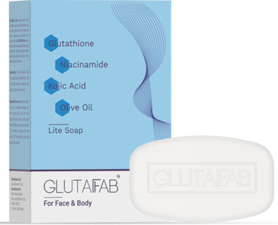 Glutafab Lite Moisturizing & Brightening Soap with Glutathione, kojic acid & Olive Oil(75 g)