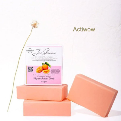 ACTIWOW Jiore Skincare Vigwa Face Whitening Soap with Vitamin C & Jojoba Oil Z70(100 g)