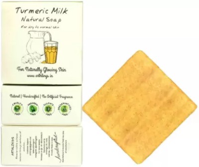 Arthlings 3x Glow, Bye Bye Tan: Turmeric Milk Soap with Bergamot & Wild Turmeric(3 x 100 g)