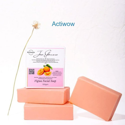 ACTIWOW Jiore Skincare Vigwa Face Whitening Soap with Vitamin E & Lactic Acid jIORE250(100 g)