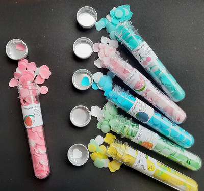 BEGGIE Paper Soap 6 Tube, Mixed Fragrance,Hygienic and Travel-Friendly(pack of 6)|159(6 x 1.67 g)