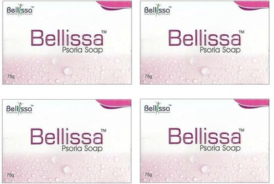 Bellissa Psoria Soap - 75 gm, Pack Of 4(4 x 18.75 g)