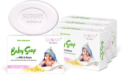 Sunny Herbals Baby Care Soap for Health skin(4 x 75 g)