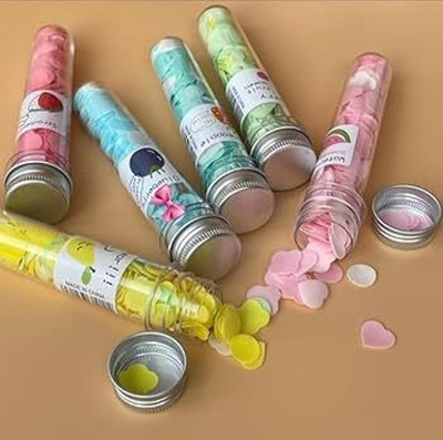 Trendy Styler Glamour Travel Soft Paper Soap Flower Design Tube Shape Bottle(6 x 10 g)