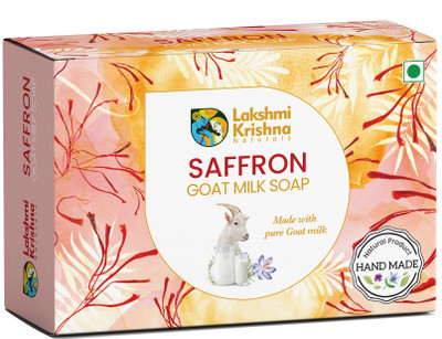 Lakshmi Krishna Goat Milk Saffron Soap(100 g)