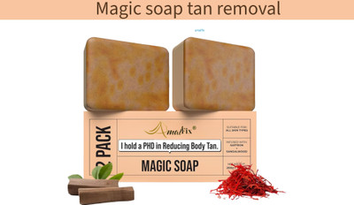 amalfix Sandalwood & saffron soap for skin yjhtyt(2 x 100 g)
