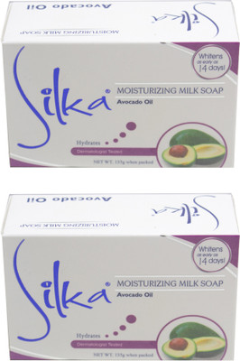 SILKA Avocado Oil Moisturizing Milk Soap(2 x 135 g)
