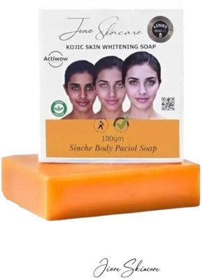 ACTIWOW Jiore Soap Exfoliating Basil for Skin Whitening(100 g)
