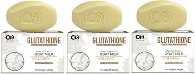 MOLCARO GOAT MILK ENRICHED WITH GLUTATHIONE SOAP(3 x 100 g)