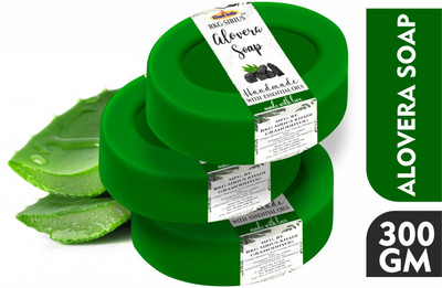 RKG Sirius Khadi Aloevera Soap | Glycerin Natural bathing Soap for Soft skin & Hydration(3 x 100 g)