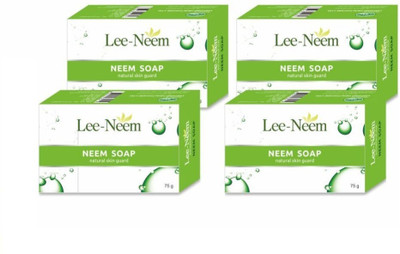 Lee Neem Anti Bacterial Neem Soap 75 gm (Pack of 4)(4 x 75 g)