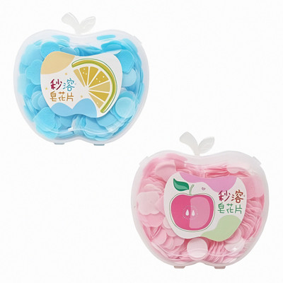 AP-OVENEL Paper Soap in a Plastic Box Clean Soft Bath for Travel(2 x 5 g)
