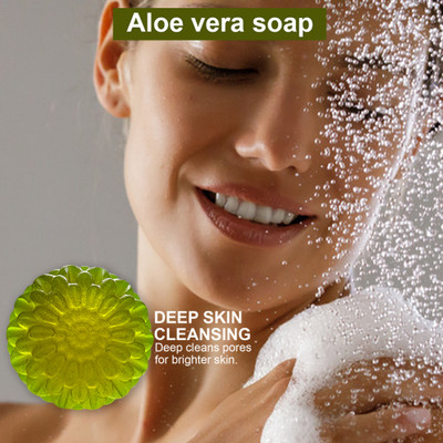 Groovy Pure and Natural Aloe Vera Soap for Soothing Skincare(100 g)